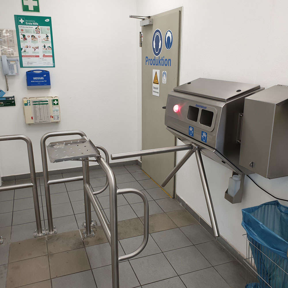 Contrôle d’accès avec désinfection des mains - Image 3
