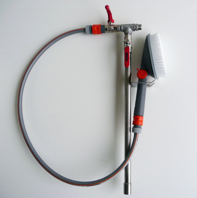Nettoyage de bottes en acier inoxydable avec Bac de récupération - Image 4