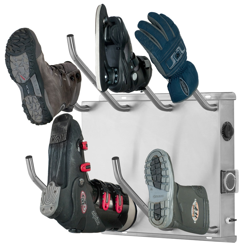 Séchoir à air chaud pour 4 paires de chaussures de ski