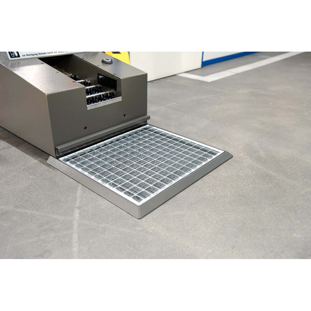 Grille de débourrage pour machines de nettoyage des semelles