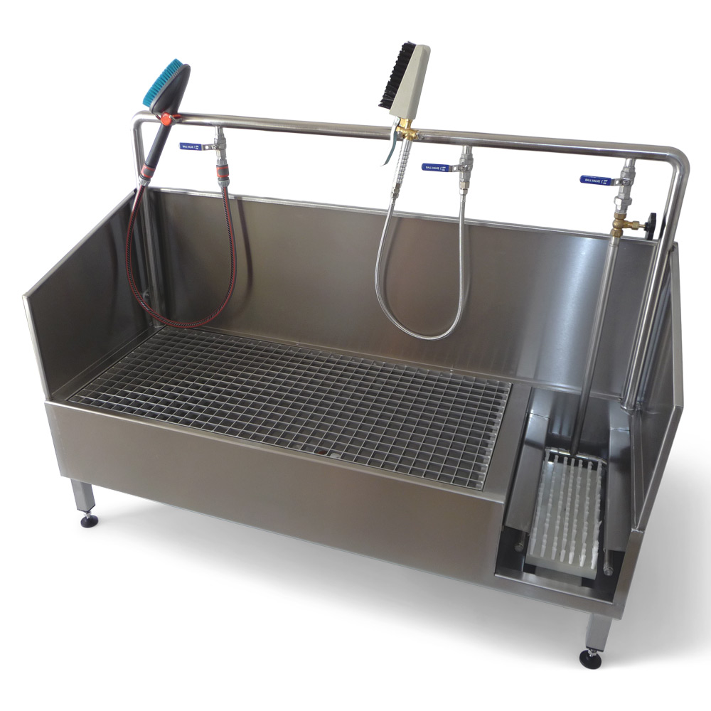 Nettoyage de bottes avec Bac de récupération des salissures - Image 2